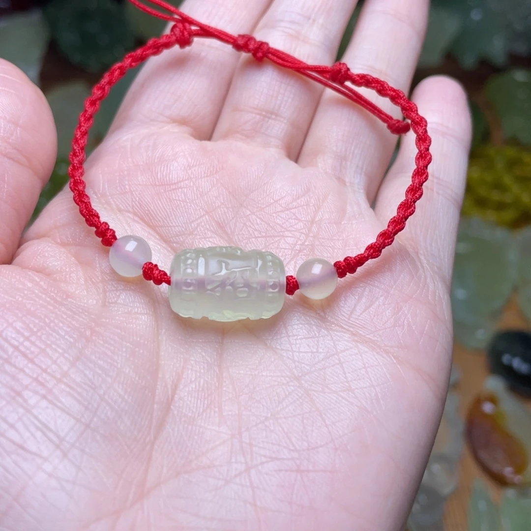 蛇纹石玉未镶嵌手链