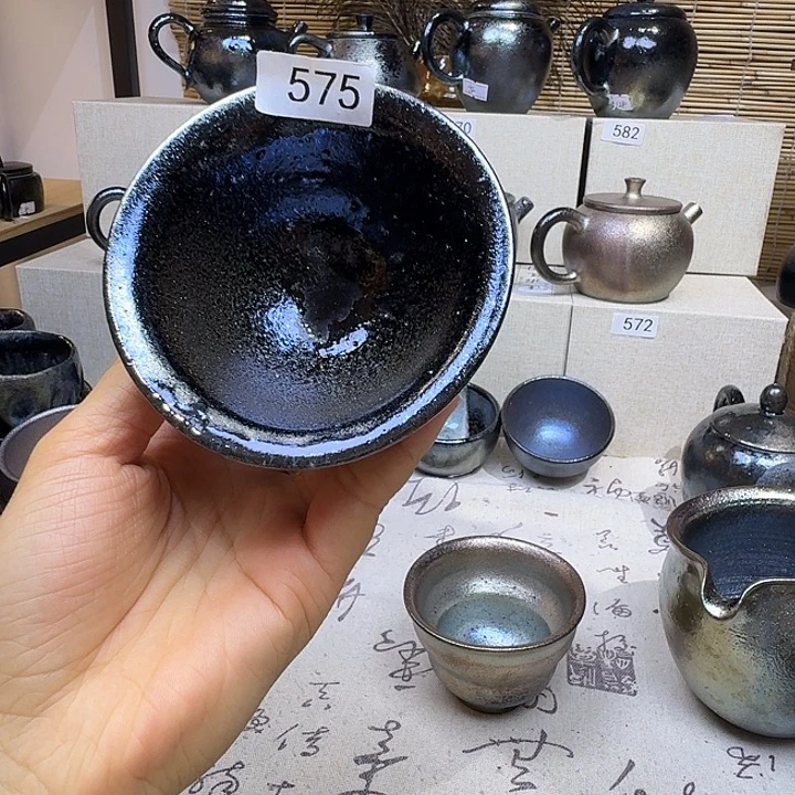 杯建水紫陶紫泥柴烧杯