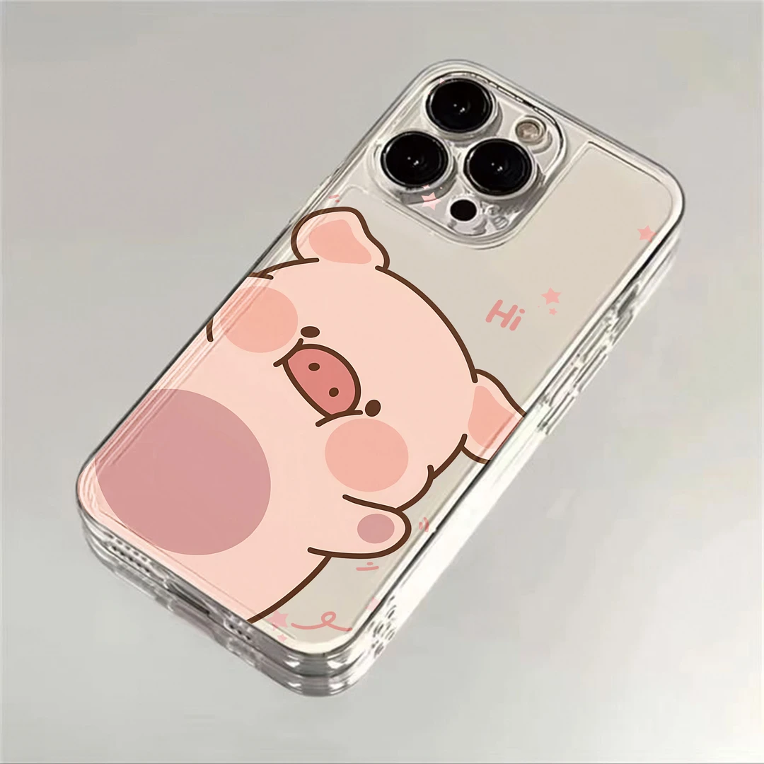 lulu猪适用iPhone16小米15华为苹果14promax手机壳12太空壳创意xr