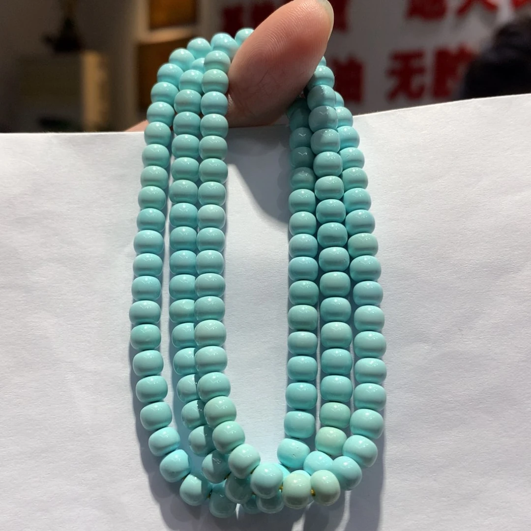 未镶嵌绿松石长链