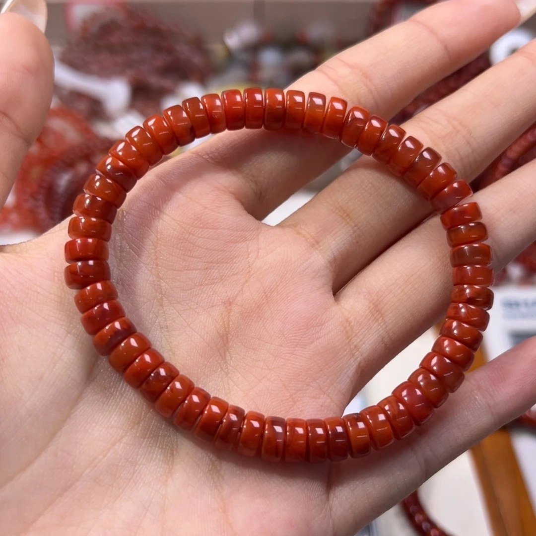 牛***牛未镶嵌手链南红玛瑙