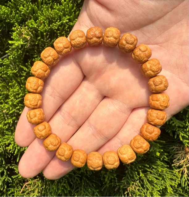 微瑕饕餮雕刻猴头质感超棒 尺寸10mm+
