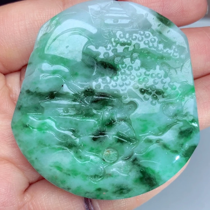 翡翠吊坠(不含链)未镶嵌