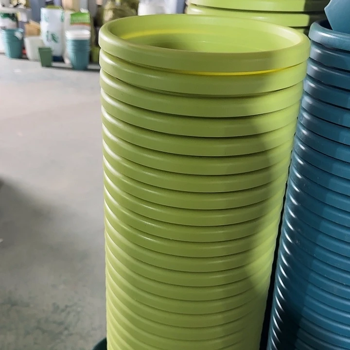 四季4#口径25果绿10个带托加3号10个米黄无托