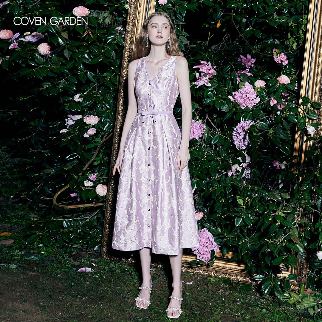 哥文花园 高贵轻奢无袖连衣裙 CLA2085110 COVEN GARDEN