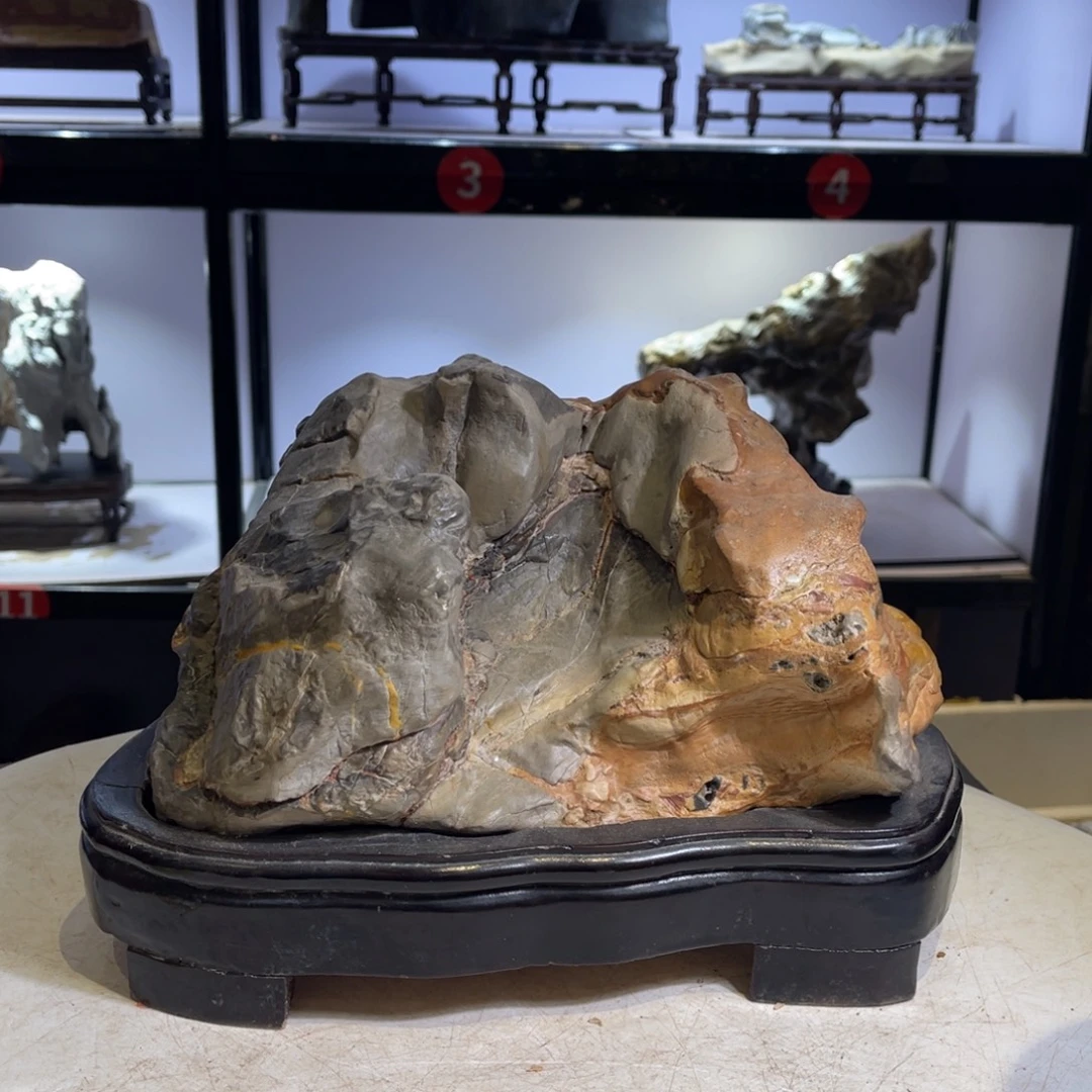 山***峰石材灵璧石桥村的