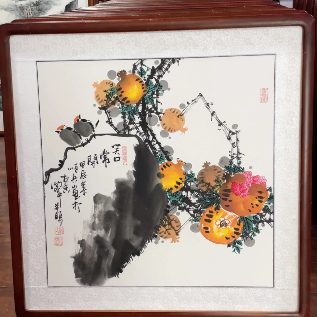 国画带框尺寸63*63厘米