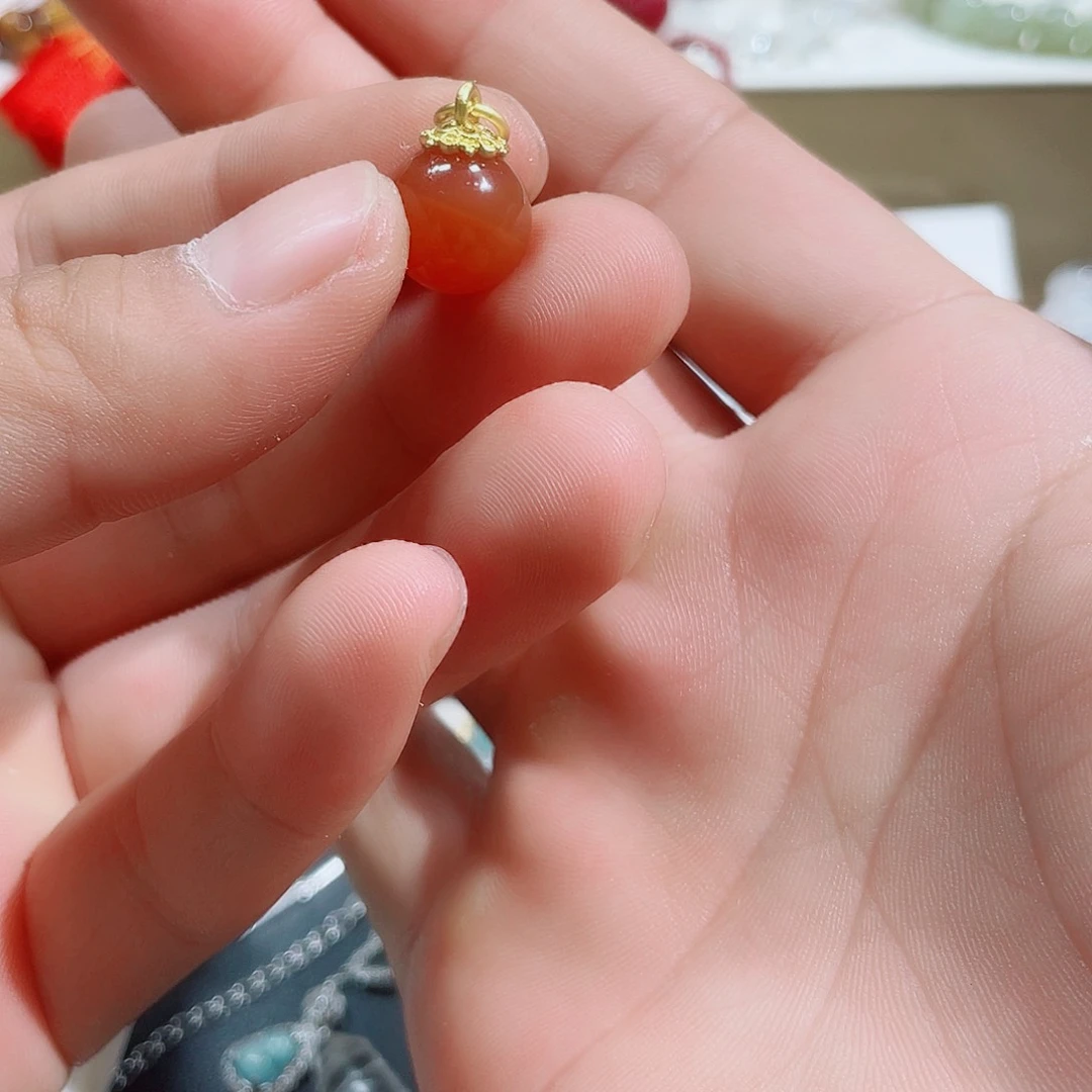 玛瑙/玉髓颈饰合金
