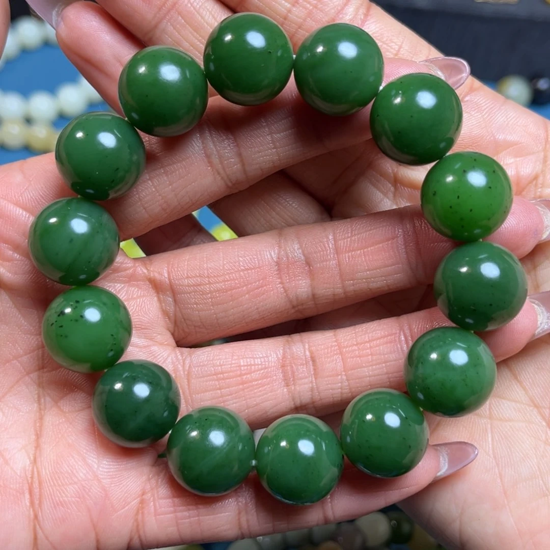 和田玉手串卡16未镶嵌