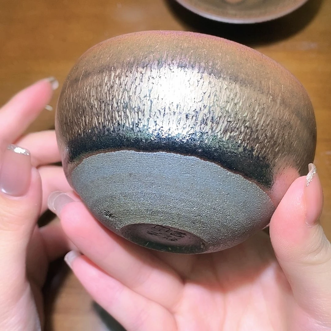 纯手工建盏茶器18纯手工真建盏柴烧78