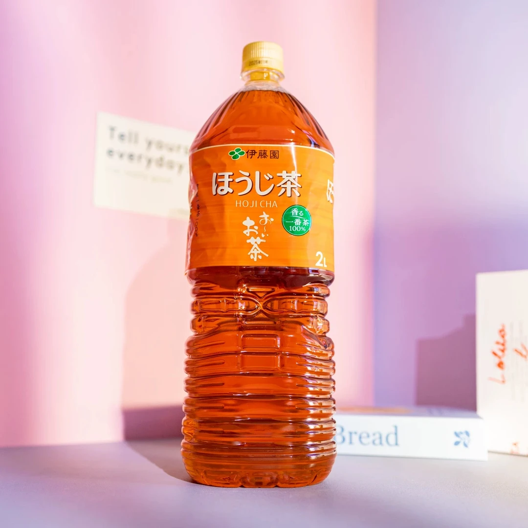 日本进口ITOEN伊藤园烘焙绿茶无糖0卡煎茶饮2L （赏味期25.11.30）