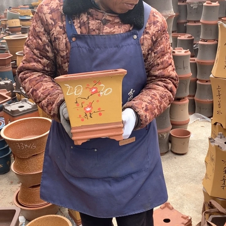 紫砂花盆紫砂花盆