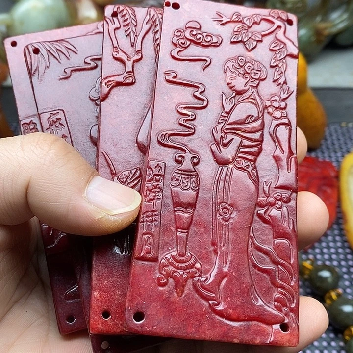 未镶嵌蛇纹石玉颈饰