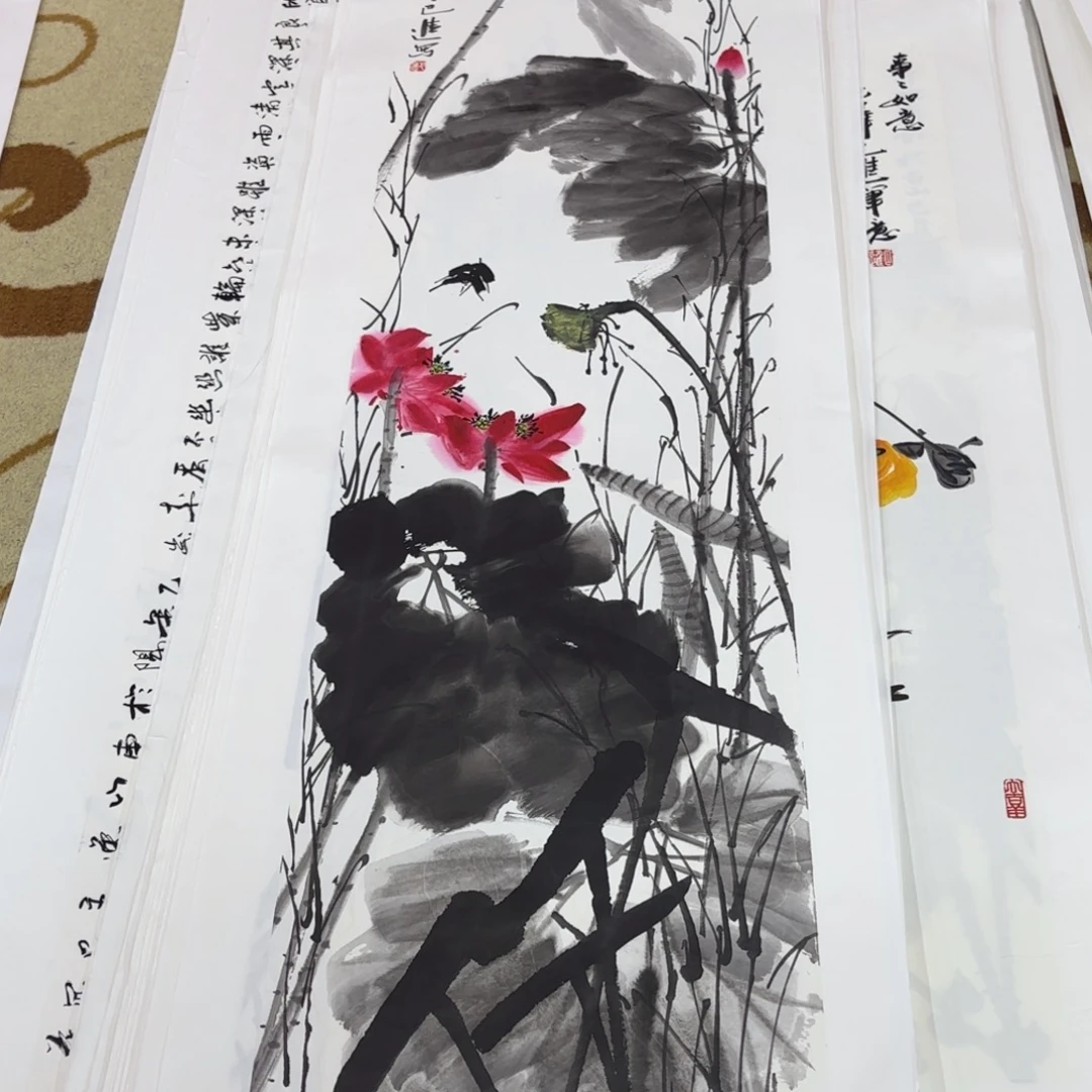 国画巴进老师作品刘