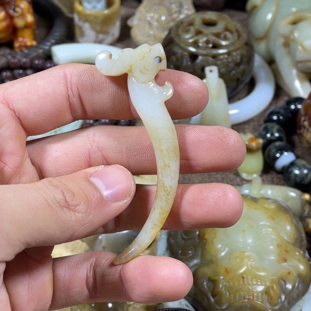 和田玉吊坠(不含链)未镶嵌古**好