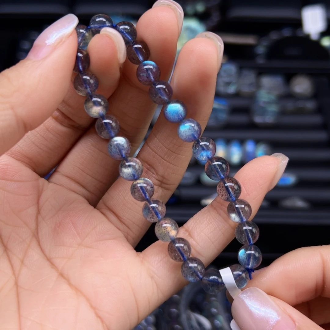 未镶嵌手串长石6.6m左右