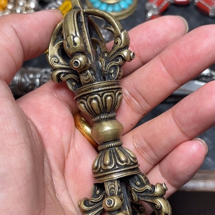 玻璃颈饰藏传喜马拉雅