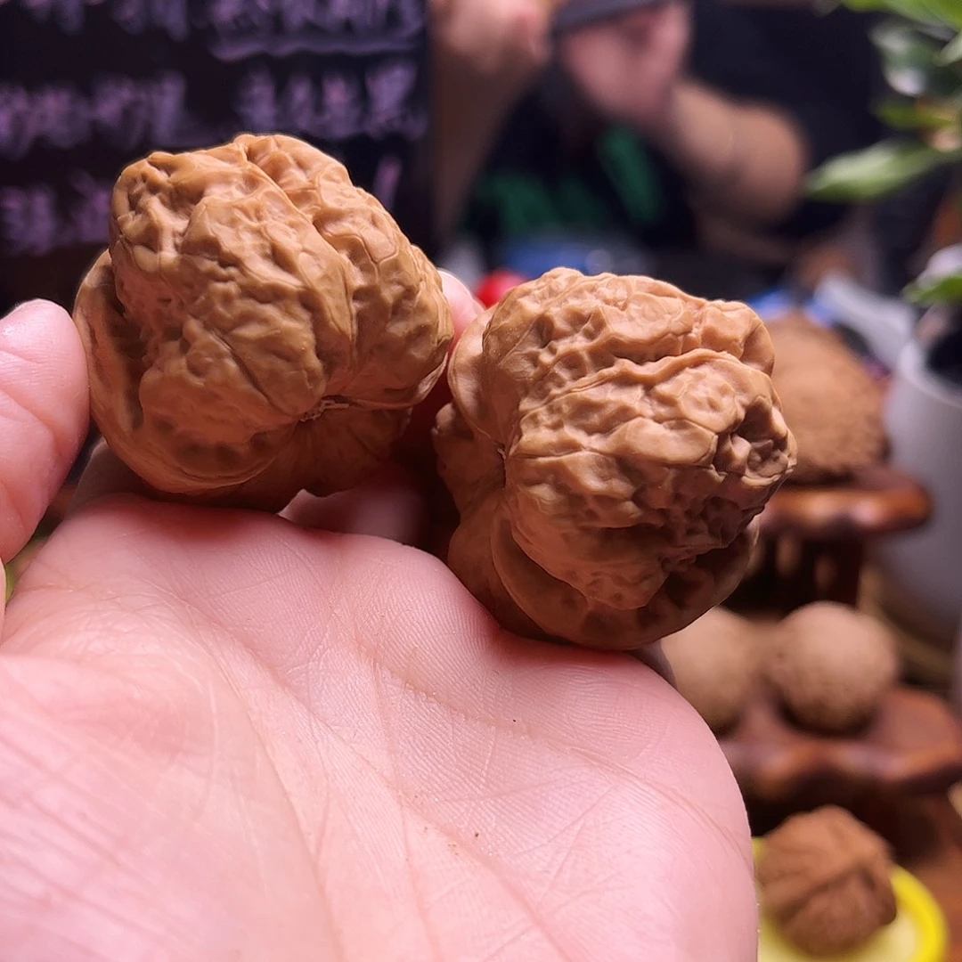 独***猫文玩核桃把件40尺三角蛙9