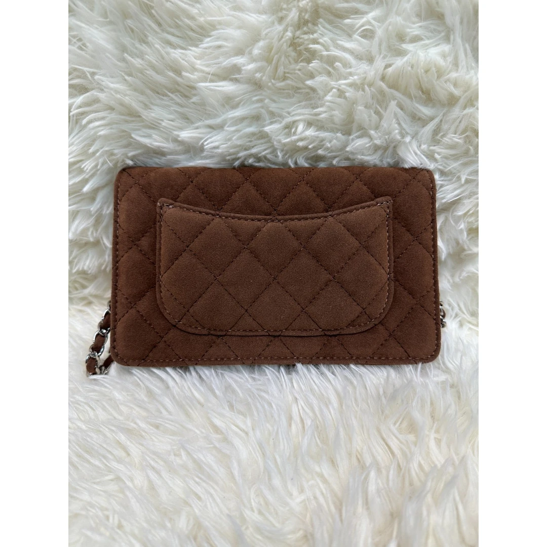 TOLEX2025新款手工时尚百搭女包星卧发棕色20cm