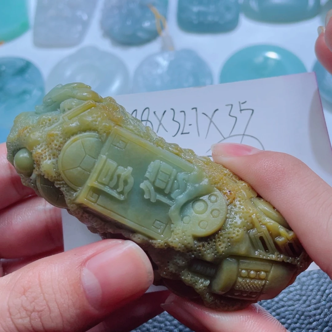 瞎***逛定制翡翠未镶嵌11111