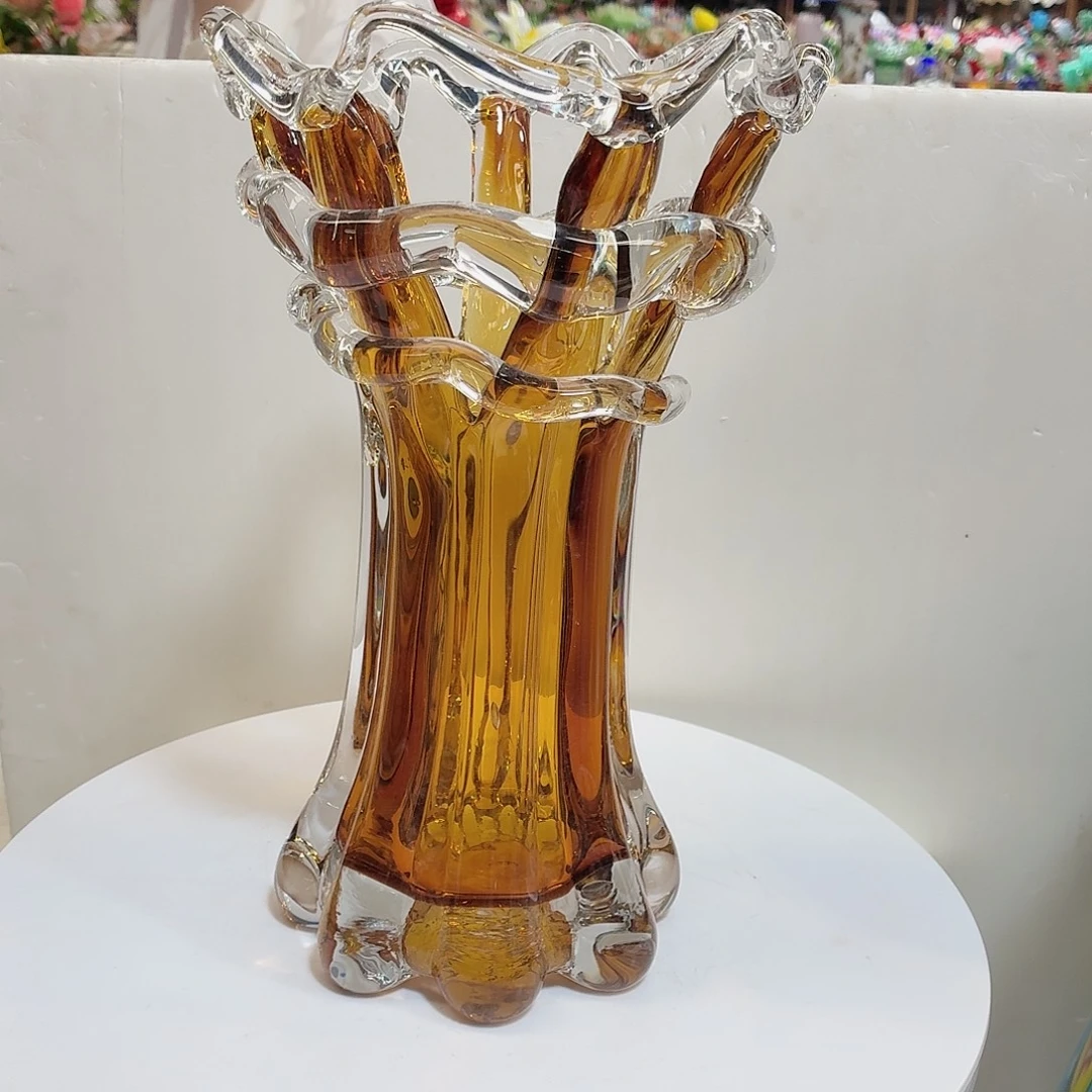 琉璃花瓶纯手工琉璃
