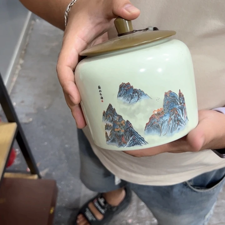 瑕疵福利品陶瓷茶叶罐