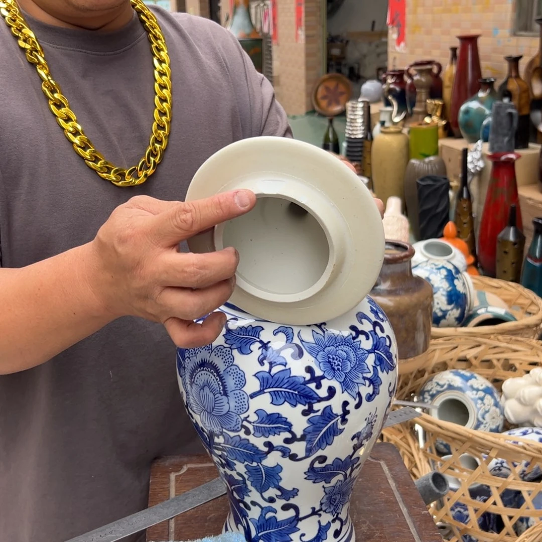 号陶瓷工艺饰品（部分微瑕）140盖子有瑕疵（磕碰）