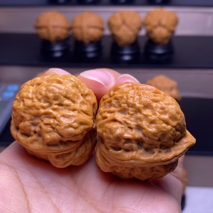 把件文玩核桃卧莲金蟾29