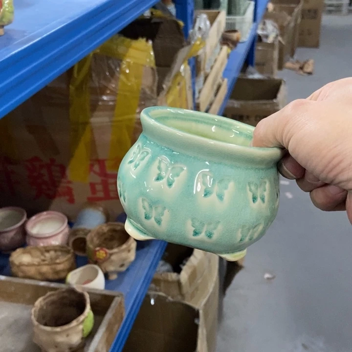 陶瓷花盆单场满9.9发9.5*7.5