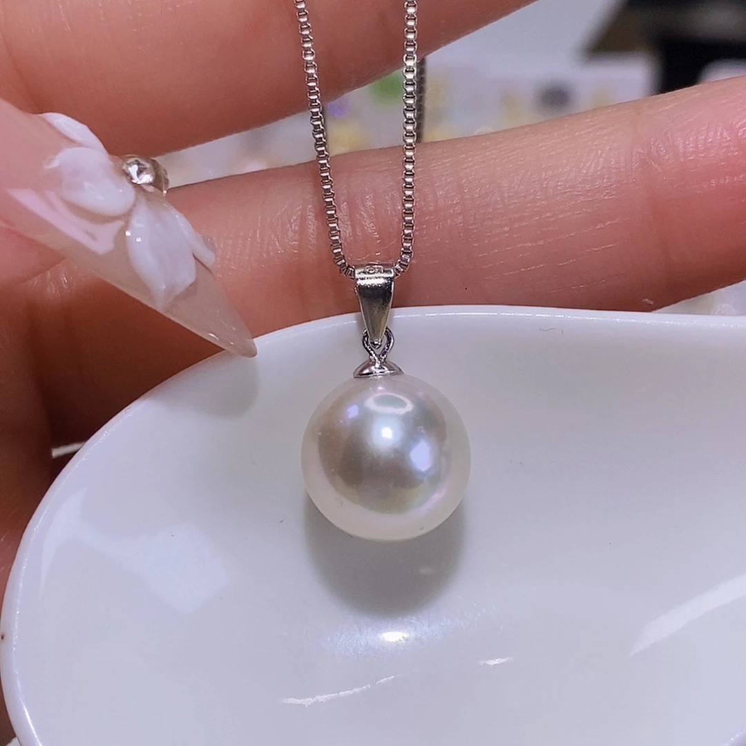 淡水珍珠颈饰银S925镶嵌
