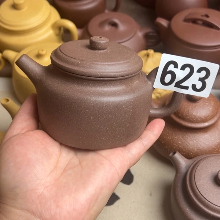 茶壶紫砂紫泥半手工280cc左右