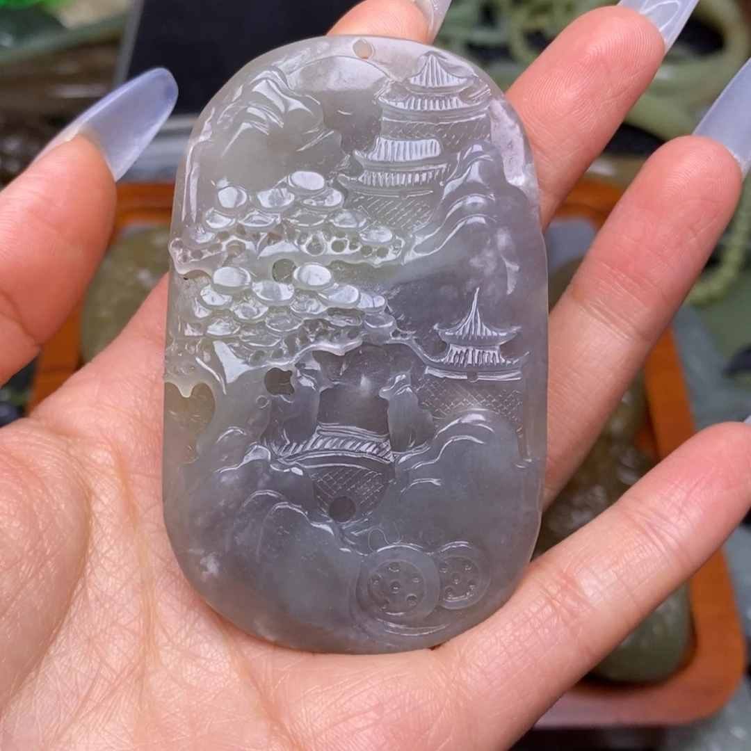 和田玉颈饰未镶嵌