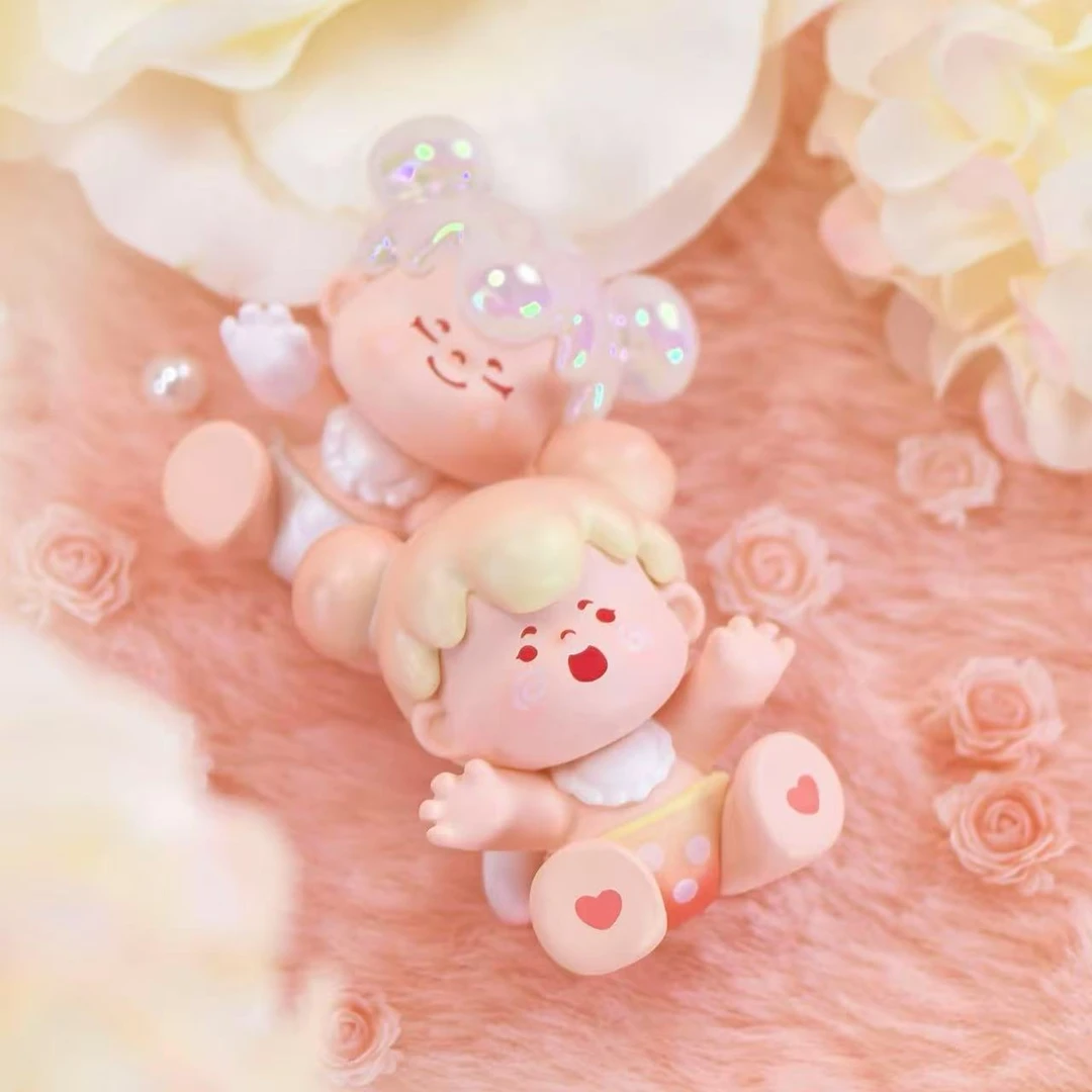 woow哇哦 拥抱你的小确幸 可爱丸子头萌粒潮玩公仔可做钥匙扣