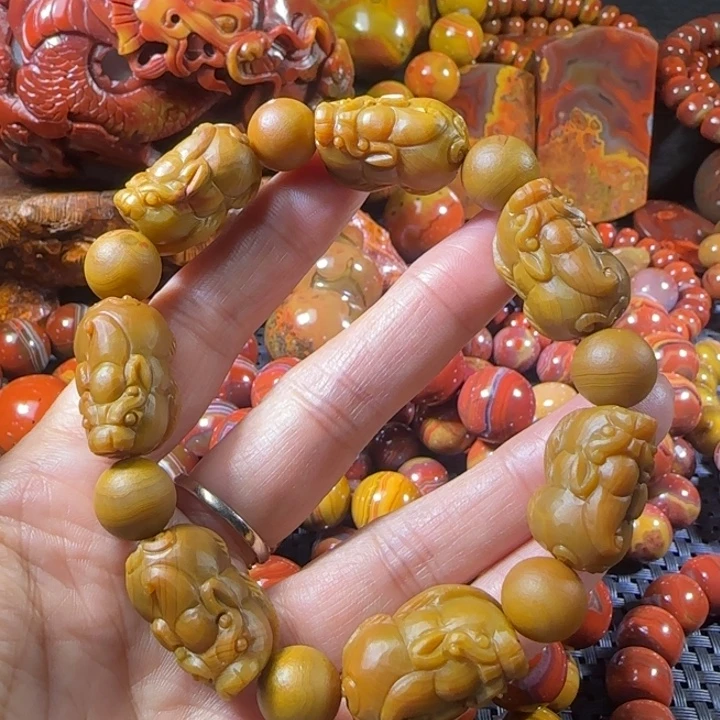 大***叔玛瑙/玉髓未镶嵌手串