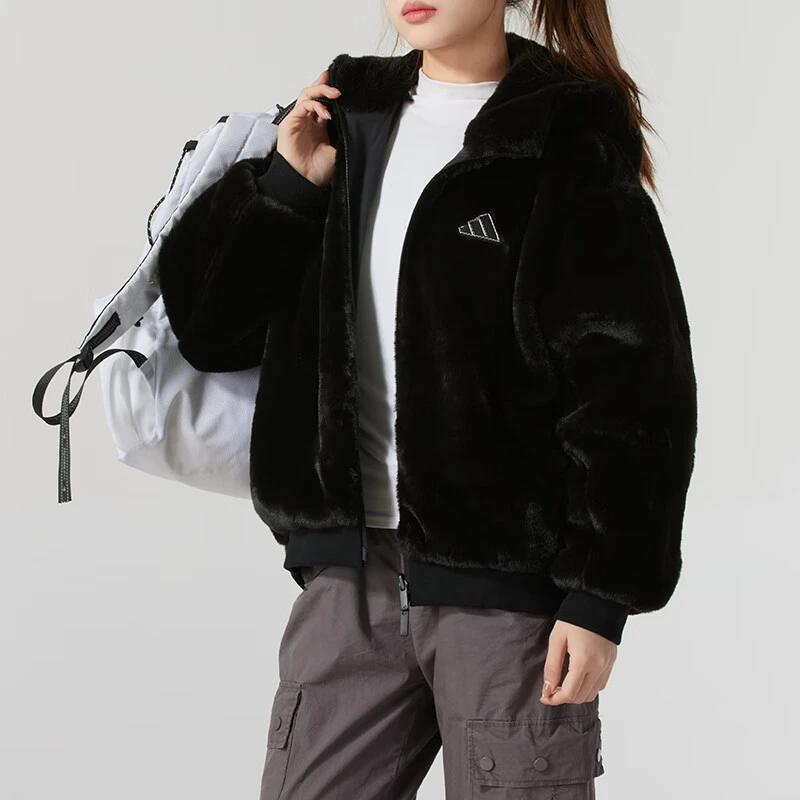 adidas/阿迪达斯女装2025时尚休闲连帽夹克防风运动外套JM1051
