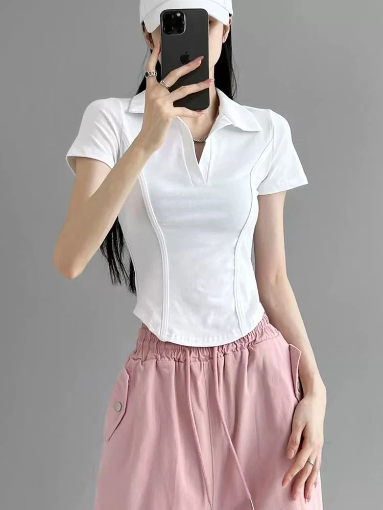 wd鱼骨短袖韩版时尚夏季