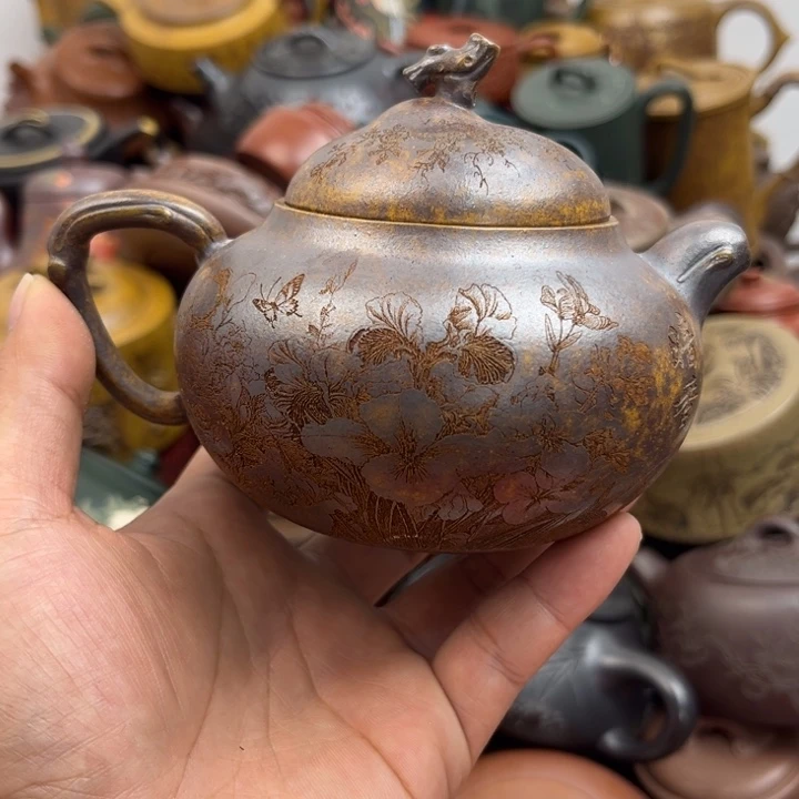 紫砂茶壶紫砂微瑕