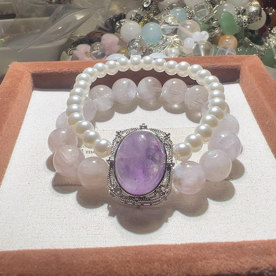 水晶未镶嵌手链水晶手链