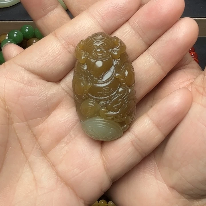 和田玉未镶嵌吊坠(不含链)