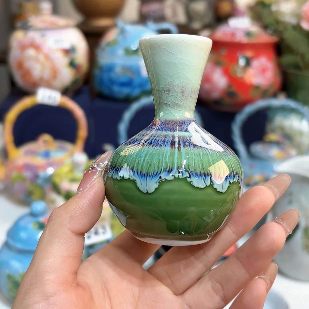 景德镇手绘高温釉下彩陶瓷茶具