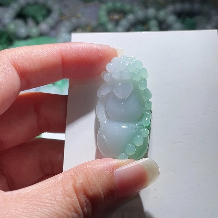 颈饰未镶嵌翡翠天