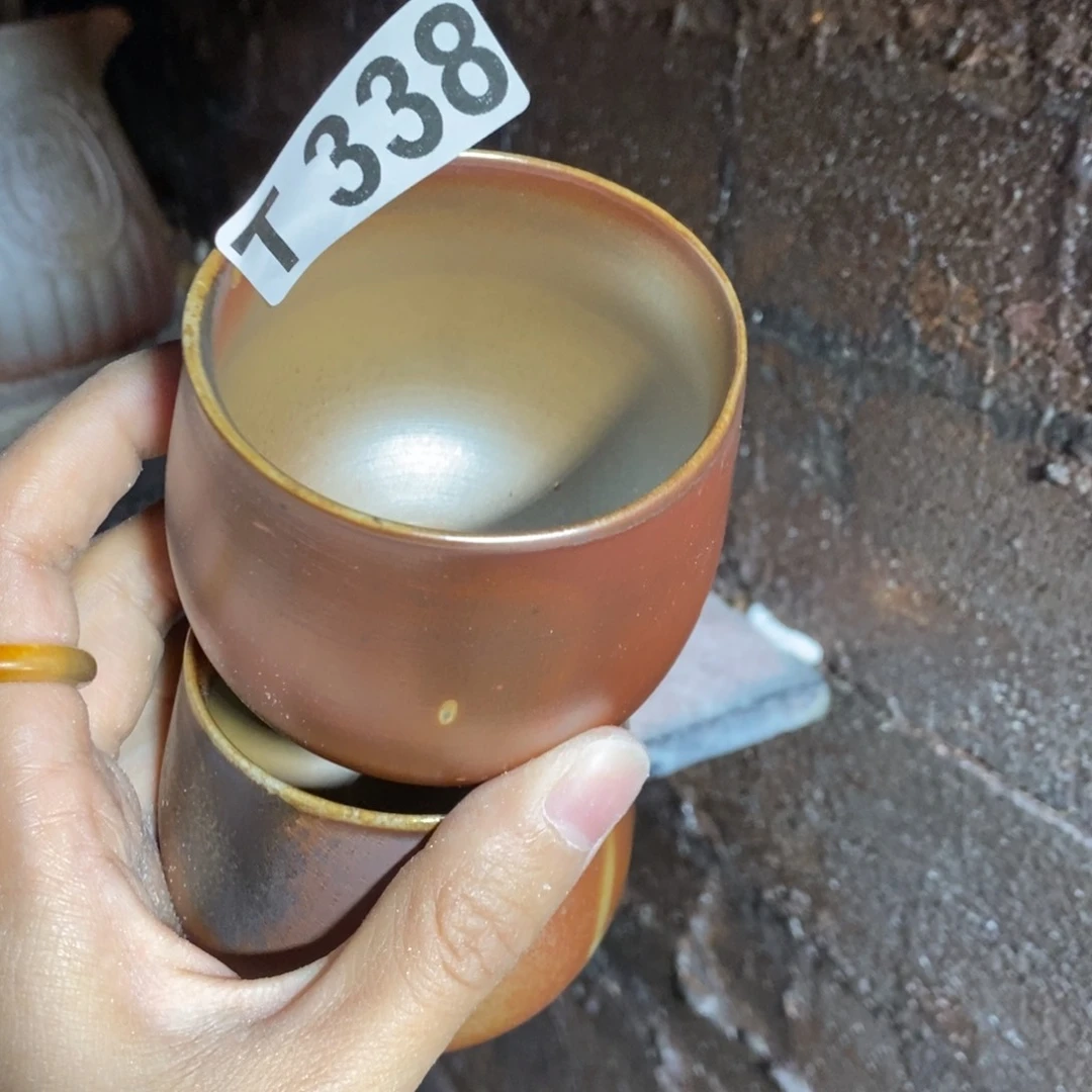 陶园柴烧，精品高货。338瑕疵两个