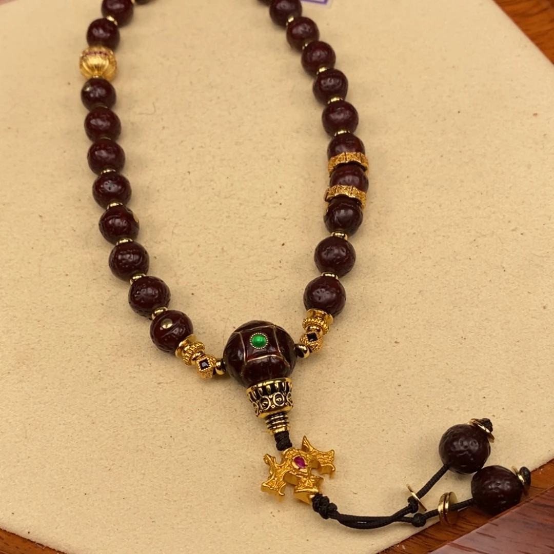 男***迹凤眼菩提吊坠凤眼