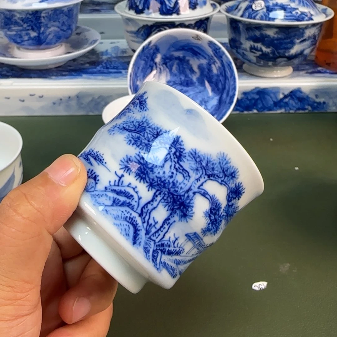 景德镇纯手绘茶具圆圆277