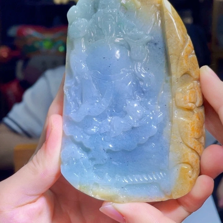 翡翠未镶嵌吊坠(不含链)A137