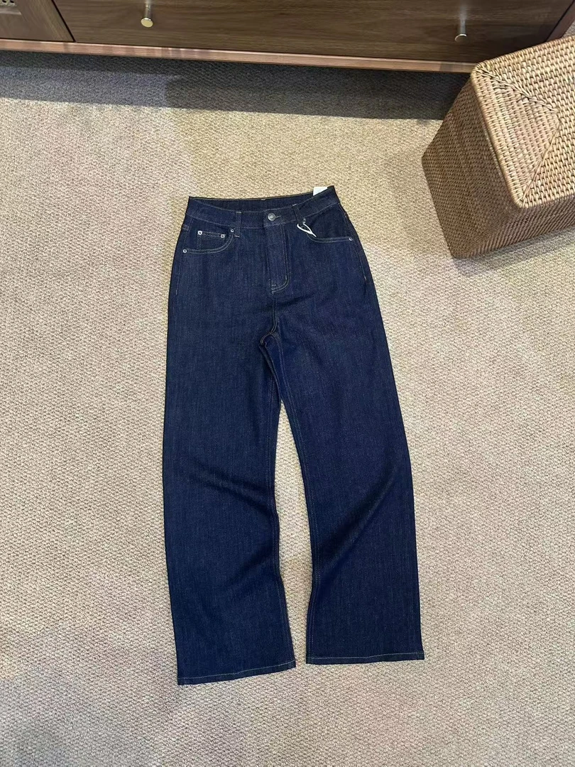 【AXIN定制】秋款高品洋气明线直筒牛仔裤 1333