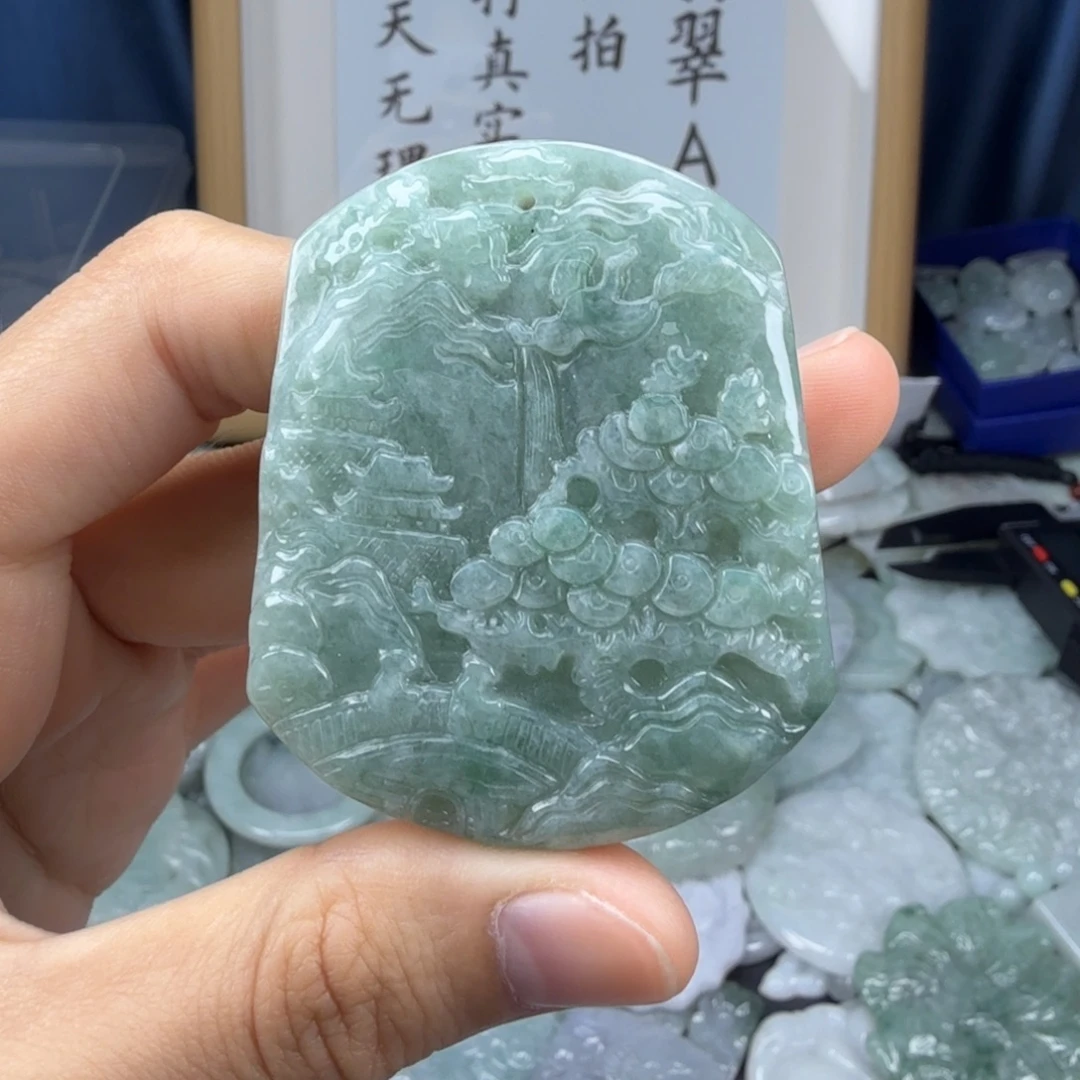 颈饰未镶嵌翡翠翡翠