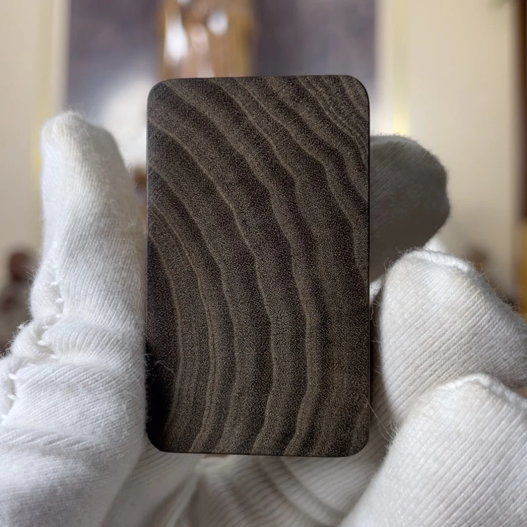 小***面吊坠檀香木老山檀香老料横纹阴沉无事牌351