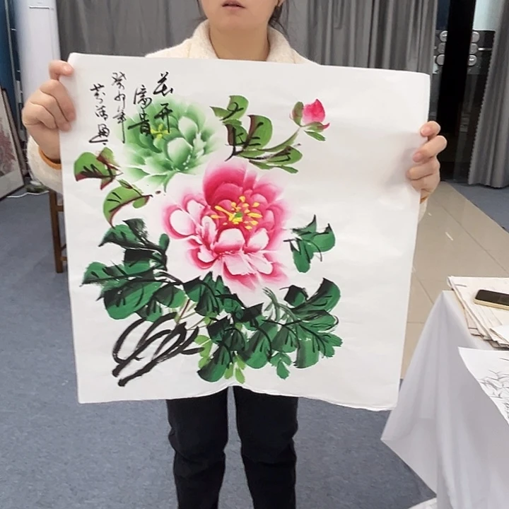 鸿***集国画纯手绘作品图