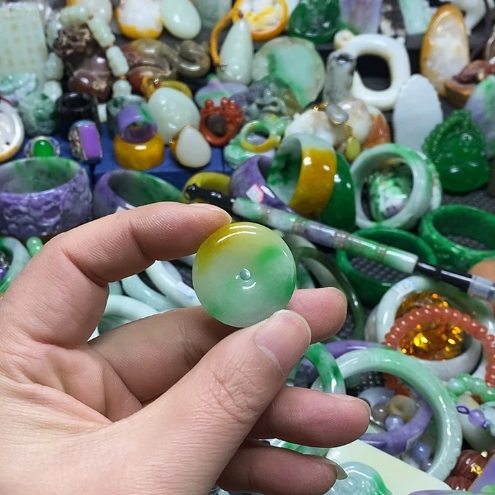 颈饰未镶嵌翡翠缅甸翡翠首饰配饰